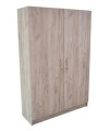 Opbergkast 2 deuren B100xD57xH180cm Grey craft oak Grey Craft Oak Tangara Groothandel voor de Kinderopvang Kinderdagverblijfinrichting 